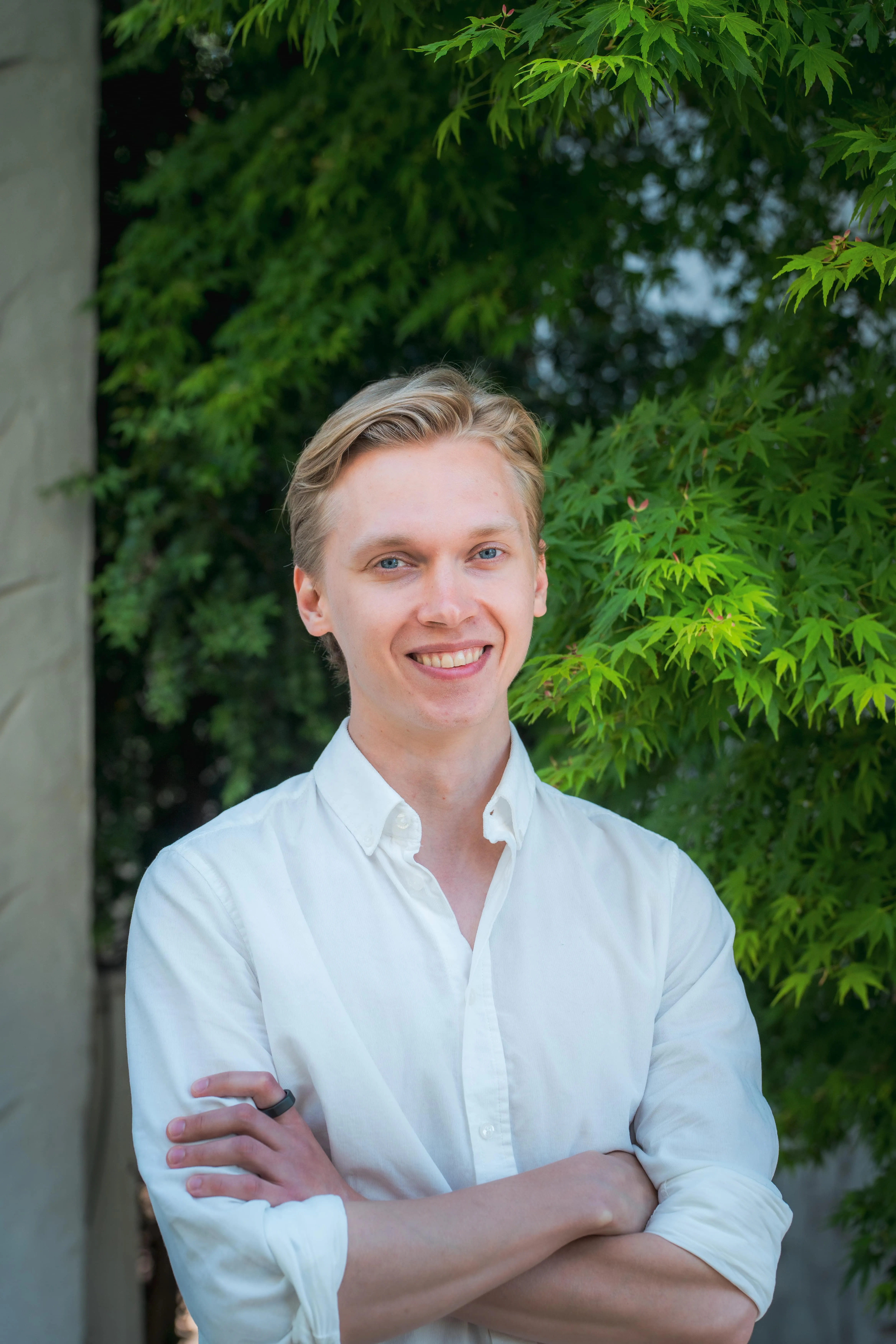 Portrait of Sam Sihvonen, co-founder of Solu.